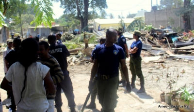 Polisia Nasional Timor-Leste hasai komunidade ne'ebe hela iha rai estado