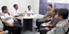 Prezidente Camara Comersiu Indústria Timor –Leste (CCI-TL), Óscar Lima ho Vice Prezidente, Rui Castro no Vice Prezidente, Eduardo Belo ‘Gatto’ hala’o enkontru ho Jenerál Manajer, Bank Rayat Indonesia (BRI), Bernandus Nadapdap 