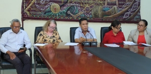 Ministeriu Edukasaun anunsia rezulta aplikasaun vaga bolsa kandidata, iha salaun enkontru, ME Vila-Verde, Dili, (12/02/24). Foto: INDEPENDENTE.
