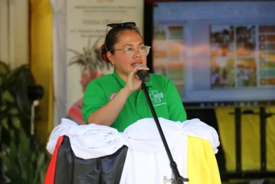 Ministra Saúde, Elia dos Reis Amaral. FOTO: Media MS.