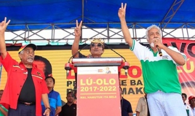 Xanana, Lu-Olo ho Alkatiri iha kampanha presidensial 2017-2022