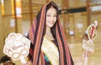 Eufrasia Vieira reprezenta Timor-Leste partisipa iha eventu Miss Planet International.FOTO: pajina FB: Eufrasia Vieira.