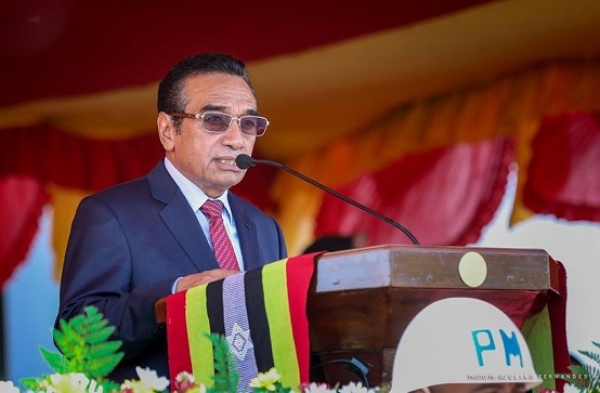 Presidente Republika Fransisco Guterres Lú Olo hatoo mensajen ba povu. Foto Gabinete PR.