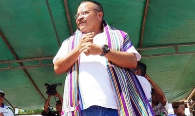 Lider masimu partidu Khunto, José dos Santos Naimori Bucar. Foto:Dok/INDEPENDENTE.