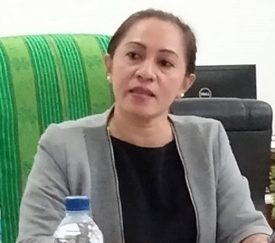 Vise- Ministra Solidariedade Sosial no Inkluzaun Signi Chandrawati Verdial. Foto: Media Gabineti MSSI.