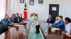 Vise-Primeiru Ministru Ministro Koodernador Asuntu Sosiais, Mariano Asanami Sabino, Vice-Primeiro Ministru Assuntos Economico em ezersisiu, Miguel Manutelu no Ministru Komersiu Industria (MCI) Filipus Nino Pereira, konvoka enkontru ho kompaña importadór sira, iha Gbainetre Vise PM, Palasiu Governu, (28/09/23). Foto:Media Gabinete VPM-MKAS-MDRHK.
