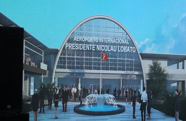 Dezenho foun Aeroportu Internasional Prezidente Nikolau Lobato, Komoro, Dili.