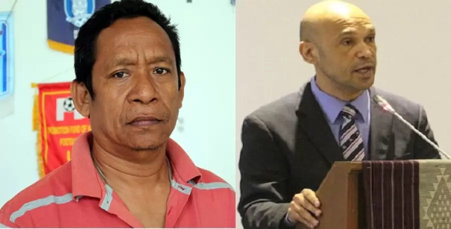 Presidente ezersisu FFTL Osorio Florindo ho nia Sekretariu Jeral Nelio Isaac Sarmento