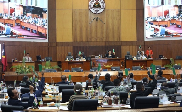 Deputadu sira iha Parlamentu Nasional. Foto:Dok