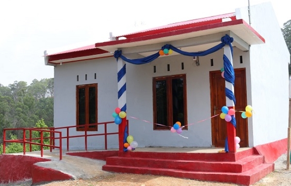 Uma Naroman ba Povu ne'ebé Ministru Administrasaun Estatal inaugura, iha Suku Liurai, Postu Administrativu Remexio, Munisipiu Aileu. Foto: INDEPENDENTE.