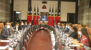 Reuniaun Konsellu Ministru diriji husi PM Taur Matan Ruak, iha Palasiu Governu. Foto: Media Gabineti  MPCM.