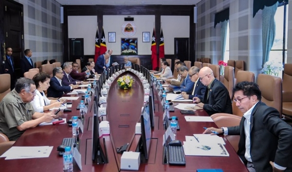 Reuniaun Konsellu Ministru diriji husi Primeiru Ministru Kay Rala Xanana Gusmao. Foto:Media GPM.